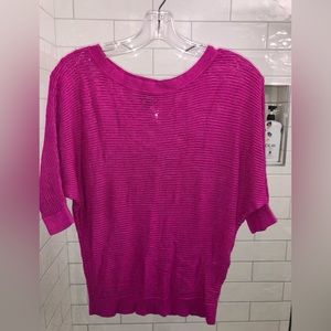 Express fuchsia knit sweater